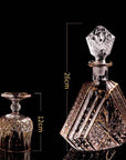 Luxury Crystal Glass Whiskey & Wine Set