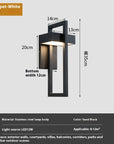Courtyard Garden Exterior Wall Gate LED Lamp