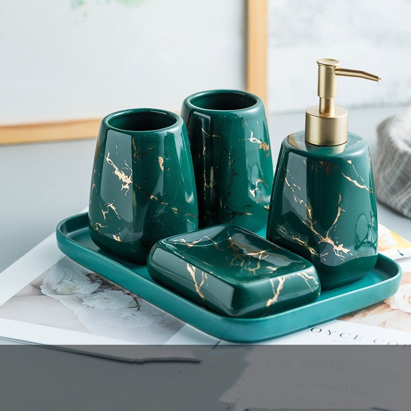 Luxury modern bathroom wash set with elegant contemporary design – Nordadecor
