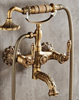 Antique Copper Simple Shower Phone Shower Set