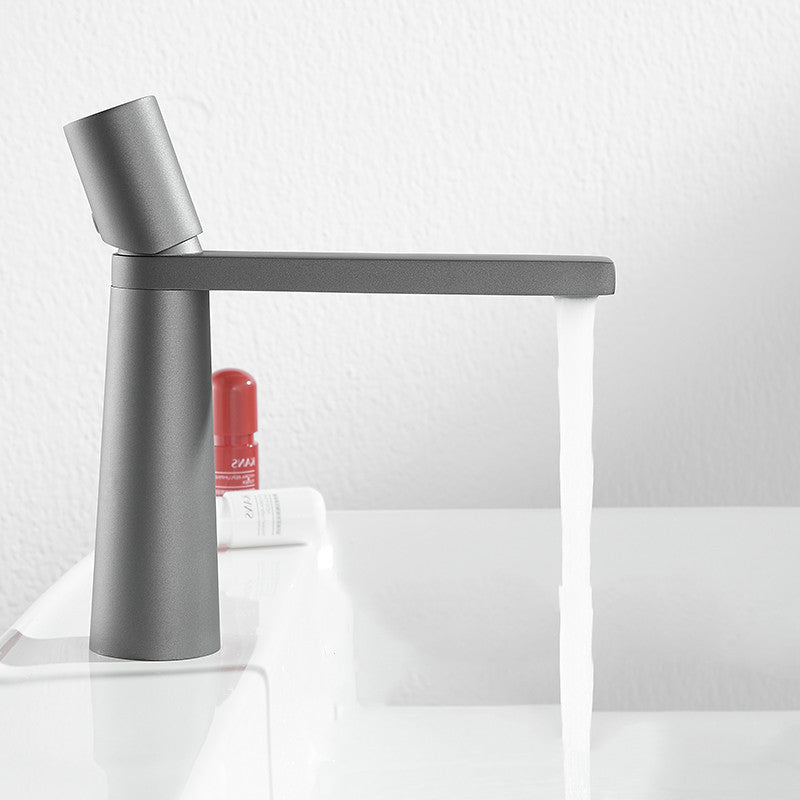 Upgrade your bathroom with the precision of our German Craft Basin Faucet. Featuring a sophisticated Gun Grey brushed finish and a minimalist modern design, this durable tap offers a perfect blend of high-end aesthetics and superior performance. Shop now at nordadecor.eu.